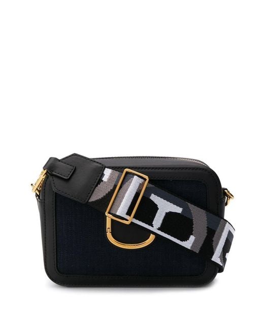Furla Logo Strap Shoulder Bag in Blue Lyst