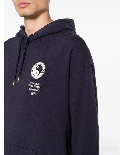 PUMA Blue X Staple East West Ivy Cotton Hoodie for men