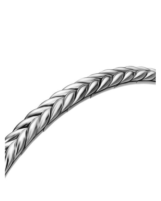 David Yurman White Chevron Flex Bracelet for men