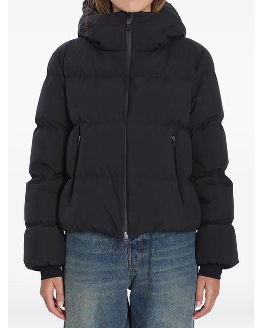 Herno Black Double-Layer Down Jacket With Hood