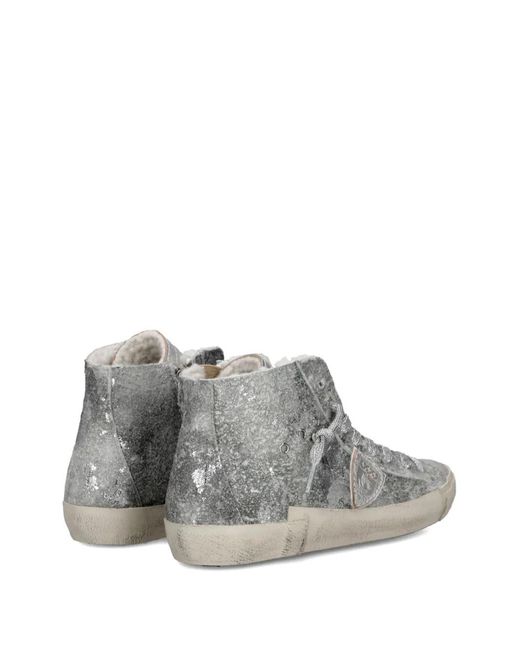 Philippe Model Gray Prsx Sneakers