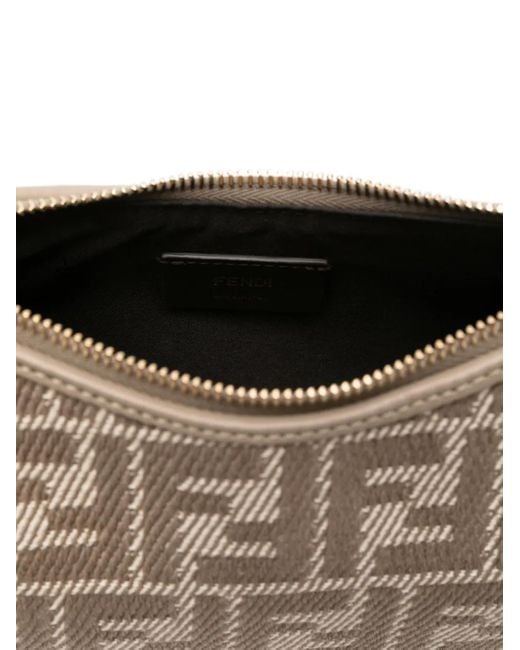 Fendi Gray Graphy Cross Body Bag