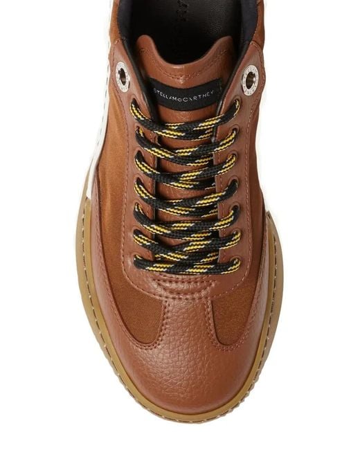 Stella McCartney Brown Loop Panelled Sneakers