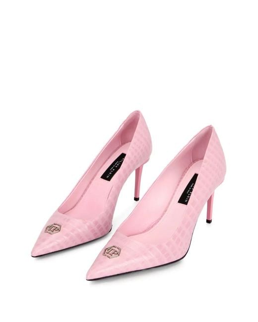Philipp Plein Pink Pumps Mit Spitzer Kappe