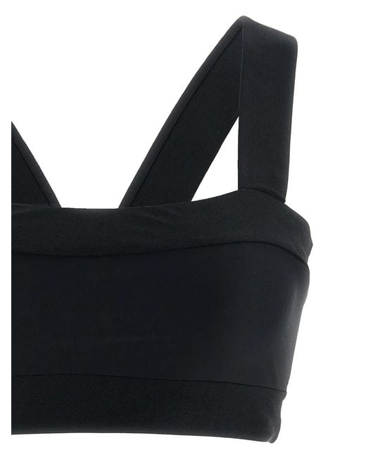 Goldbergh Black Plonge V-Strap Bikini Top