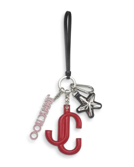 Jimmy Choo White Jc Multi Charm