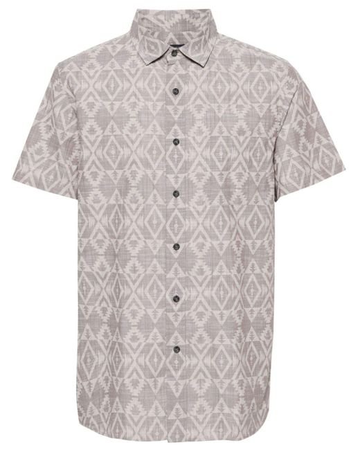 Camisa con estampado gráfico Pendleton de hombre de color Gray