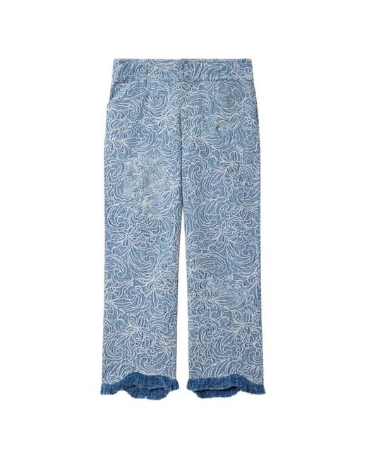 Isabel Marant Blue Ombeline Flared Jeans