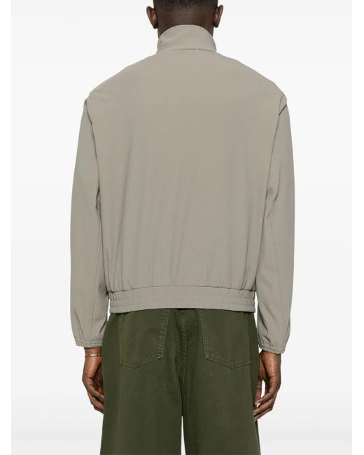 メンズ Emporio Armani リブジャケット Gray