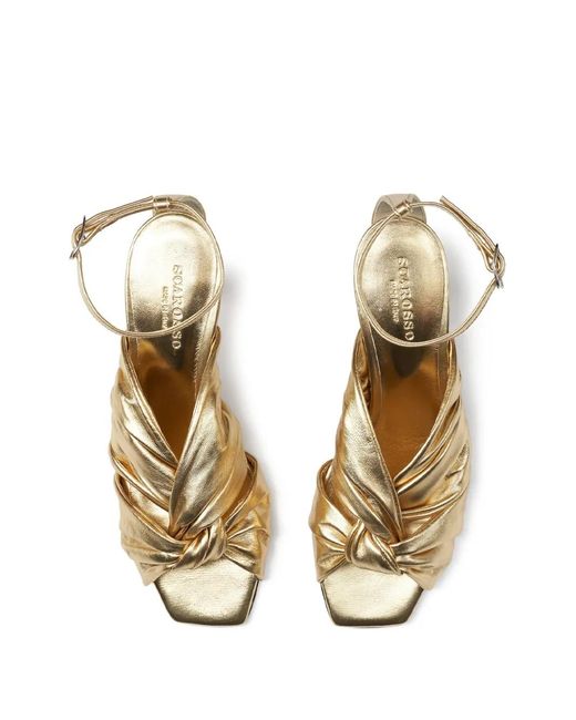 Scarosso Metallic 50Mm Knot Sandals