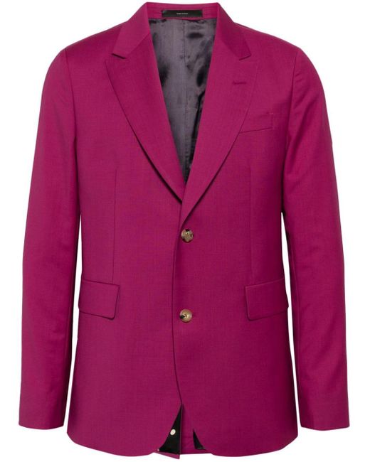 Paul Smith Purple Tailored Single-breasted Blazer for men