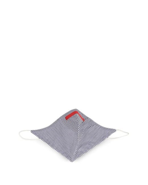 Isaia Purple Striped Face Mask for men