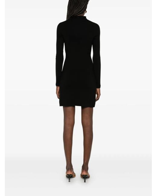 Rabanne Black Chain-Detailed Mini Dress