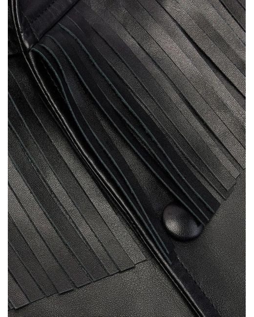 Chaqueta Con Borlas AMI de color Black