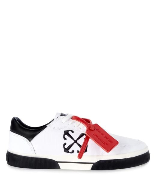 Off-White c/o Virgil Abloh White Off- Low Vulcanized Canvas Sneakers for men