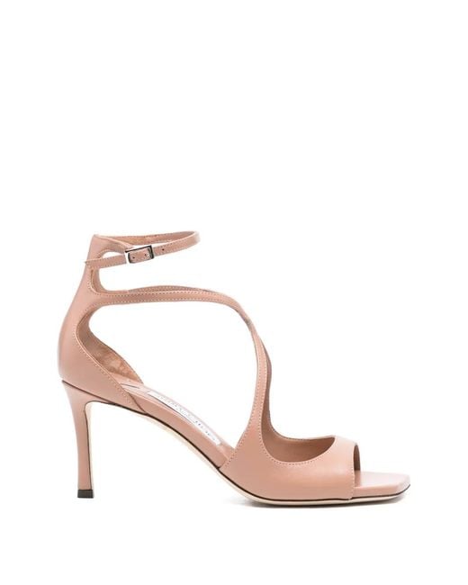 Jimmy Choo Pink Ankle Strap Sandals