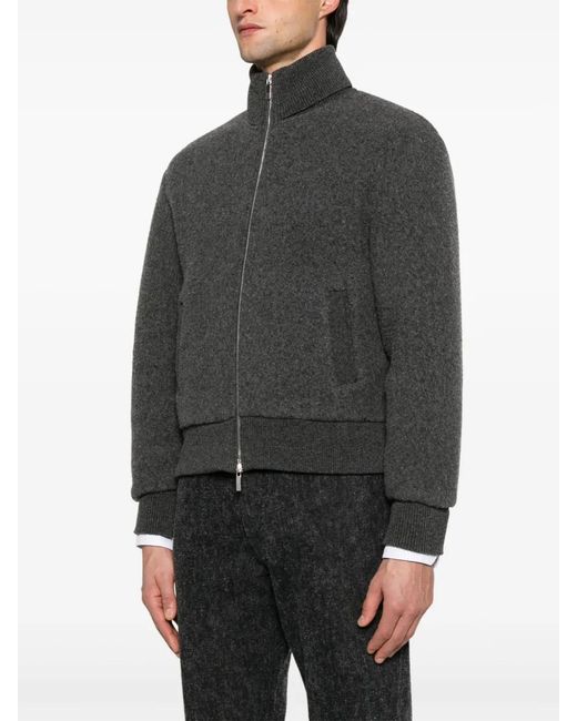 Thom Browne Gray Wool Jacket for men