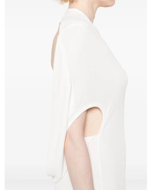 Jacquemus White La Robe Salerno Midi Dress