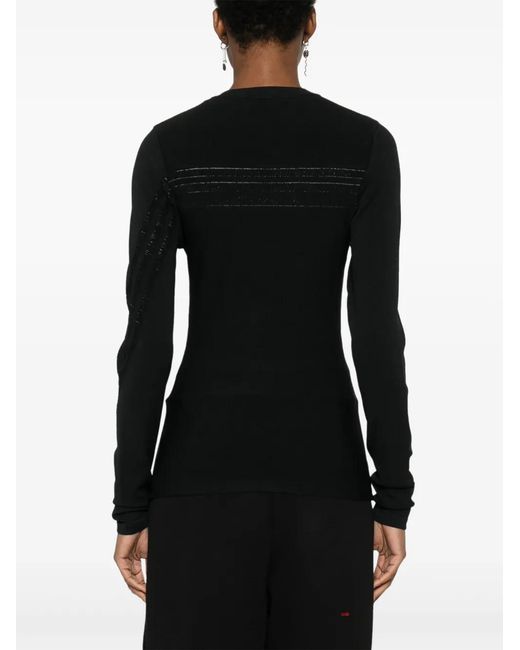 Y-3 Black 3-Stripes Top