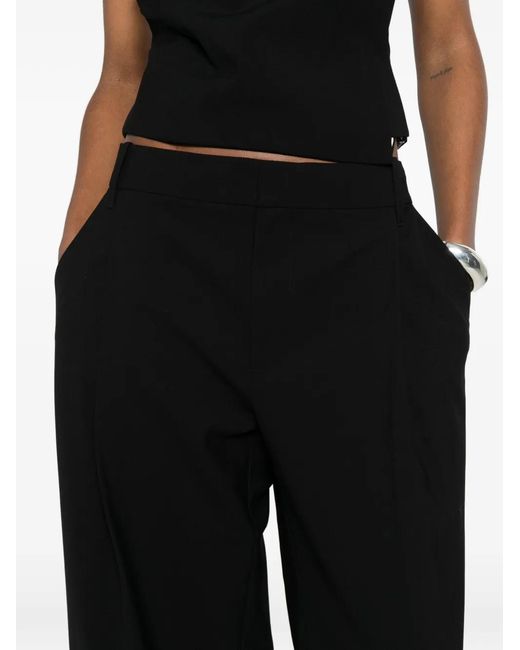 Sir Black Pantalon Ample Rivoli À Design Plissé