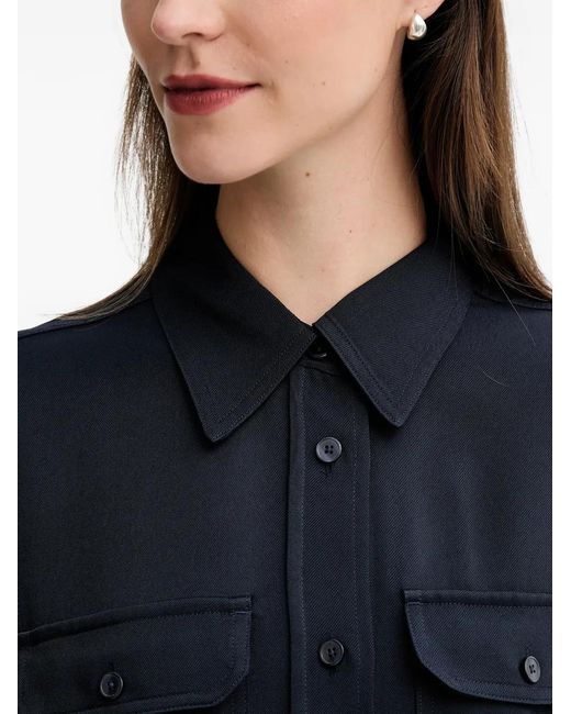 Gant Black Buttoned Belted Dress
