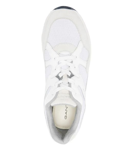 メンズ Gant レースアップ スエードスニーカー White