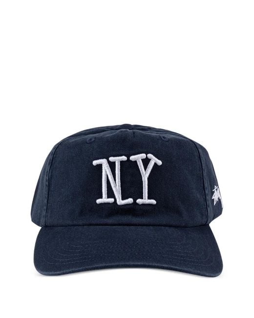 Stussy Blue New York Chapter Cap for men