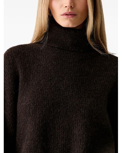 Gestuz Black Alphagz Roll-Neck Sweater