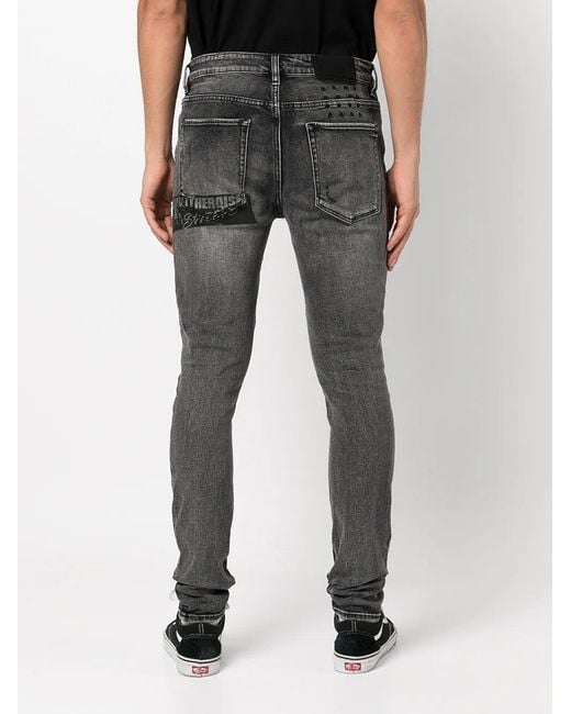 Ksubi Gray Van Winkle Mash Up Jeans for men
