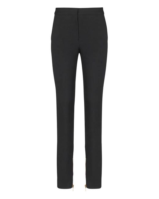 Balmain Black Zipped-Cuffs Trousers