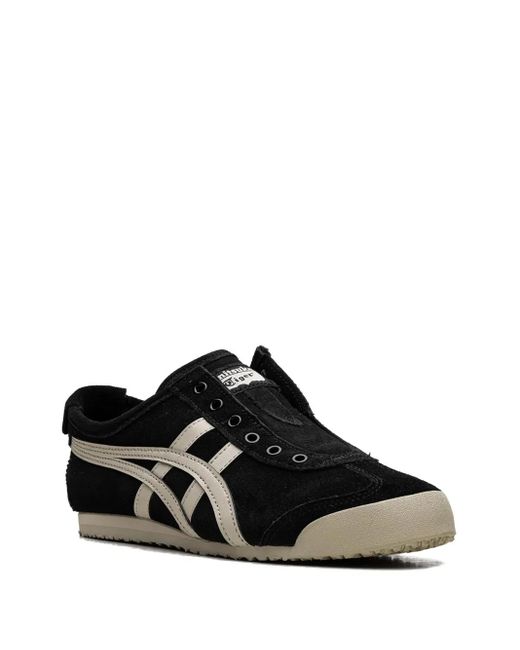 Onitsuka Tiger Black Mexico 66 Slip-On Sneakers