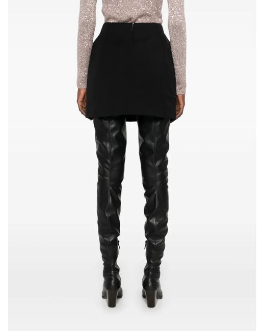 Balenciaga Black Hourglass Mini Skirt