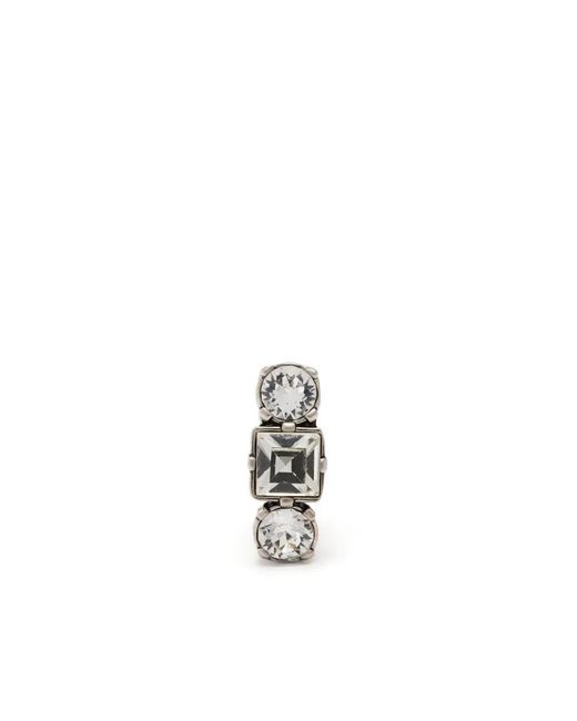 DSquared² White Classic Single Earring for men