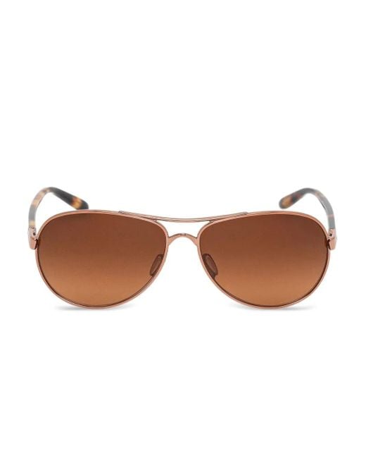 Occhiali Da Sole Con Montatura Stile Pilota di Oakley in Brown