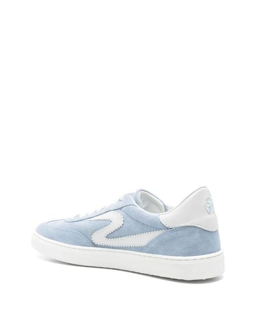 Stuart Weitzman White Suede Sneakers
