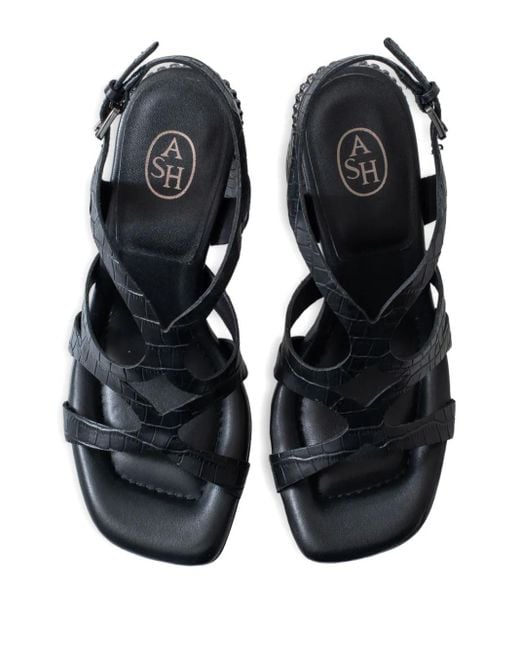 Ash Black 85Mm Luna Sandals
