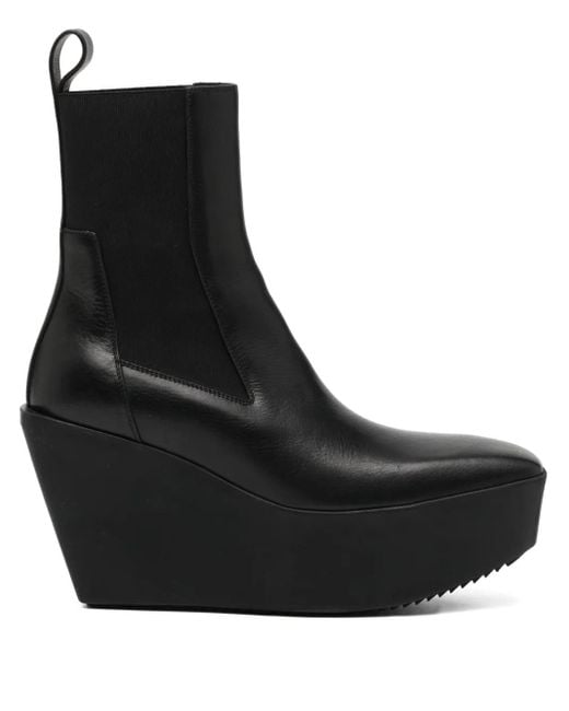 Botas Beatle con tacón de 110 mm Rick Owens de color Black