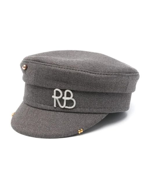 Cappello Baker Boy Mélange di Ruslan Baginskiy in Gray