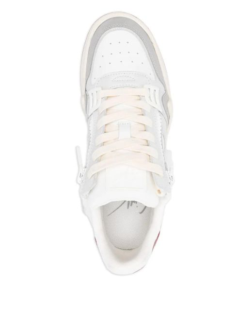 Giuseppe Zanotti White Leather Sneakers for men