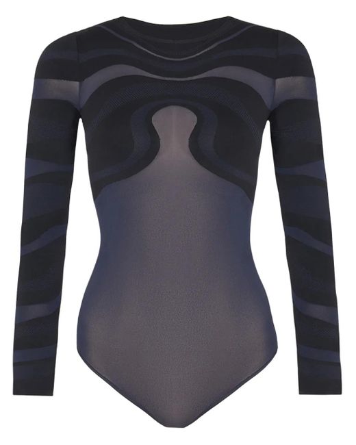 Wolford Venus String ボディスーツ Blue