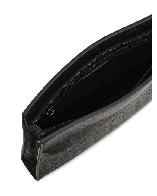 Ferragamo Black Monogram Pouch for men