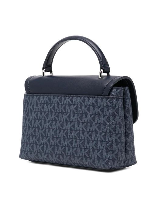Michael Kors Blue Tribeca Crossbody Bag
