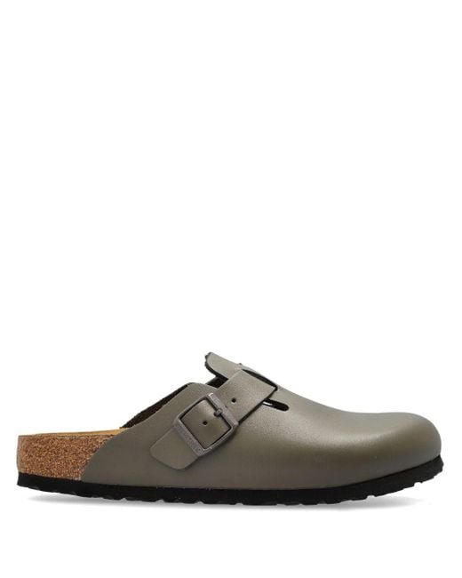 Birkenstock Brown Boston Slippers