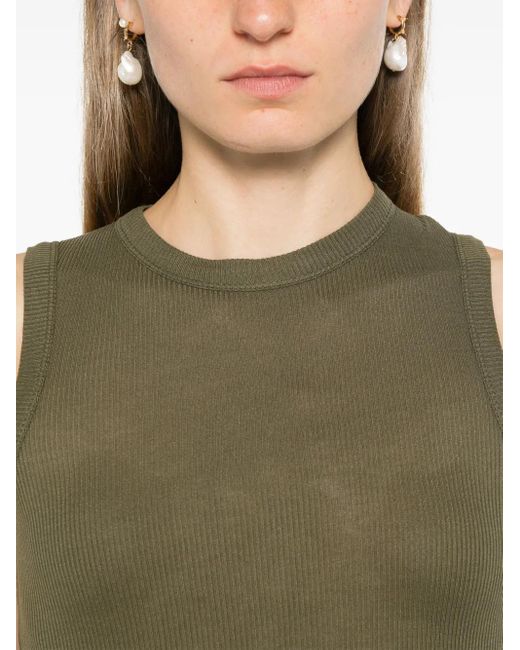 Halfboy Green Logo-Patch Top