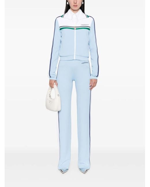 Casablanca Blue Piqué Track Jacket