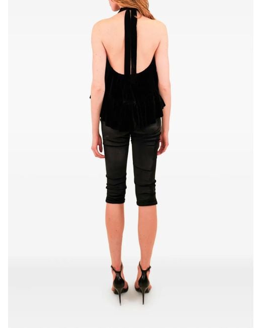 Top Winston con volantes Azeeza de color Black