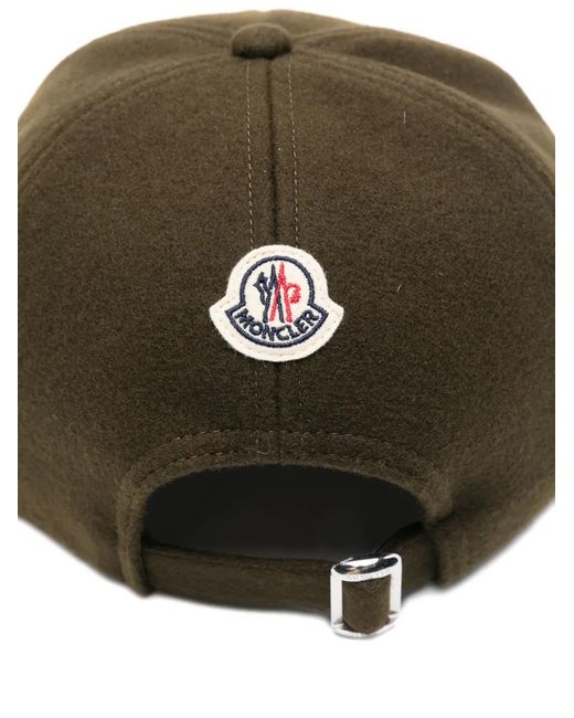 Moncler Brown Logo-Embroidered Baseball Cap for men