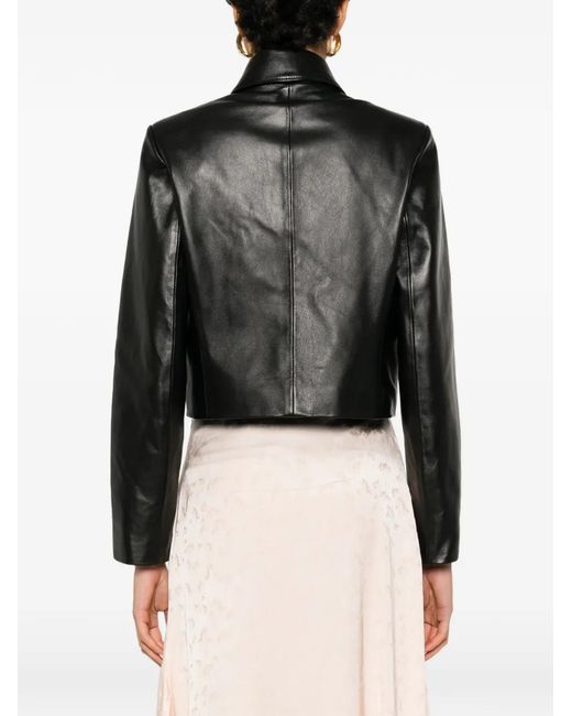 Nour Hammour Black Bleeker Cropped Jacket