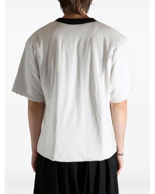 Y-3 White Padded T-Shirt