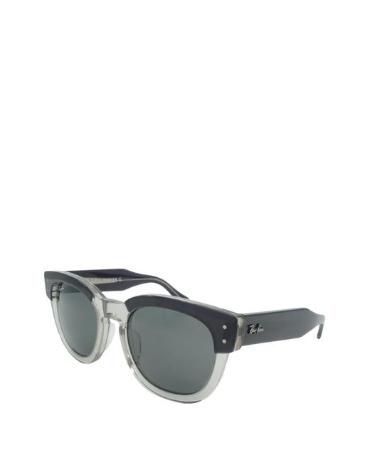 Ray-Ban Gray Square-Frame Sunglasses for men
